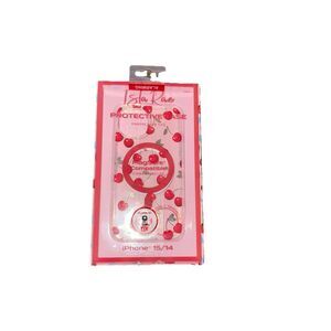 Isla Rae Magnetic Case For iPhone 15/14 Magsafe Compatable Clear/Cherry-New